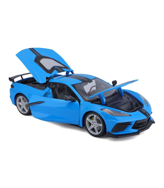 Maisto 1:18 2020 Chevrolet Corvette Stingray Coupe 31455 - Mavi