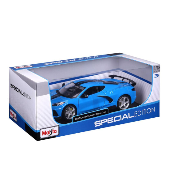 Maisto 1:18 2020 Chevrolet Corvette Stingray Coupe 31455 - Mavi