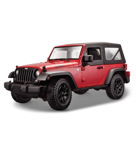 Maisto 2014 Jeep Wrangler 1-18 Model Araba s-e Kırmızı