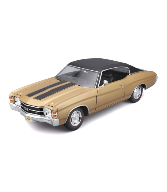 Maisto Model Araba Chevrolet Chevelle SS 454 Sport Coupe (1971) // Altın