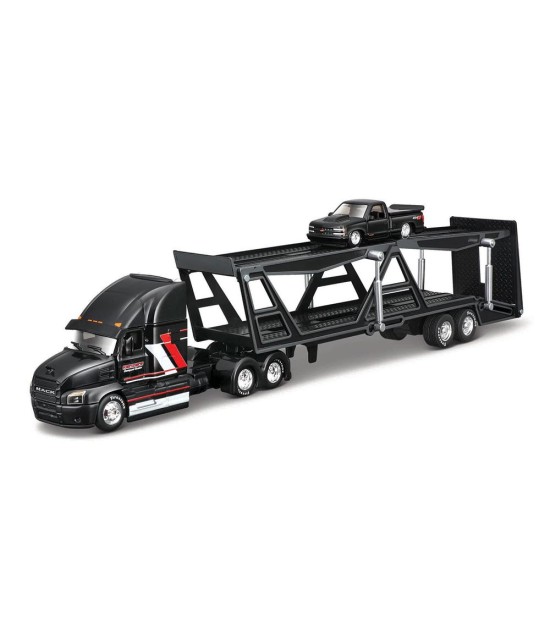 Maisto 1:64 Mack Anthem Tır ve 1:64 1993 Chevrolet 454 SS Pickup Model A