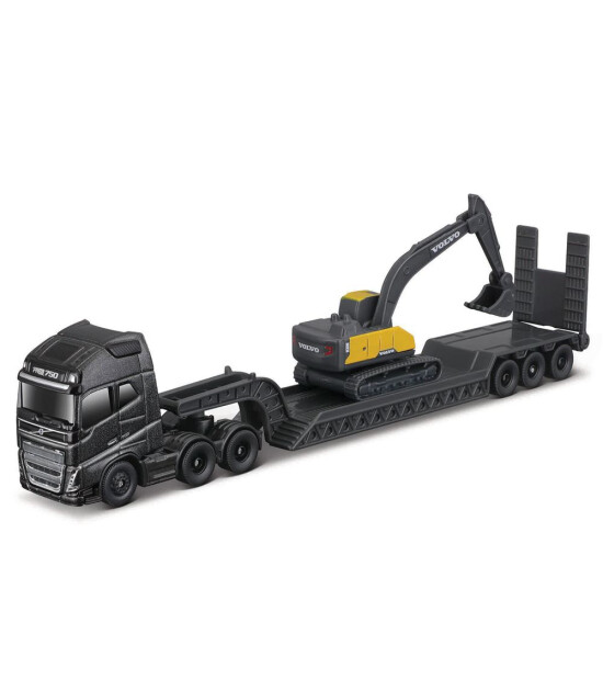 Maisto Model Volvo FH16 Taşıyıcı Tır ve İnşaat Aracı // Siyah