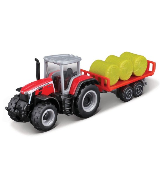 Maisto Mini Work Machines Traktör ve Römork Set 04