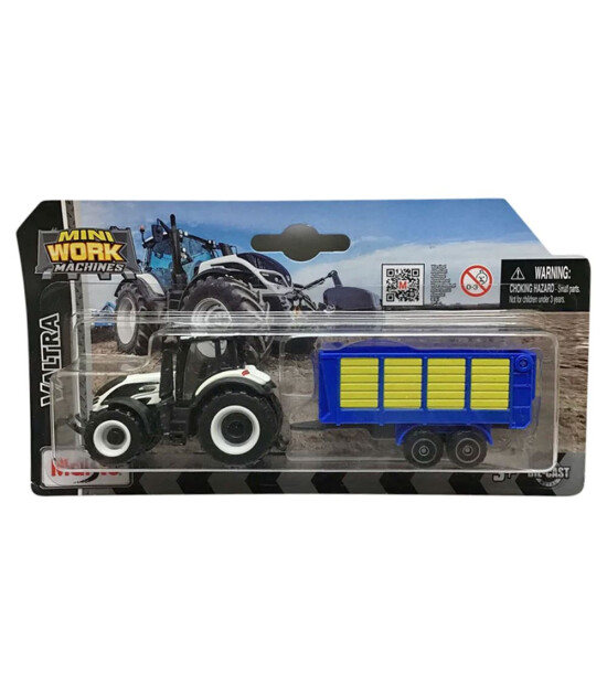 Maisto Mini Work Machines Traktör ve Römork Set 08