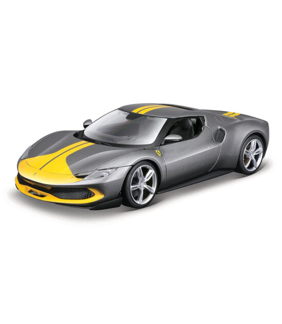 Maisto Model Araba Speed Icons 296 GTB Assetto Fiorano // Gri