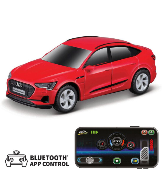 Maisto 1:41 APP Control Kumandalı Metal Araba - Audi e-tron Sport