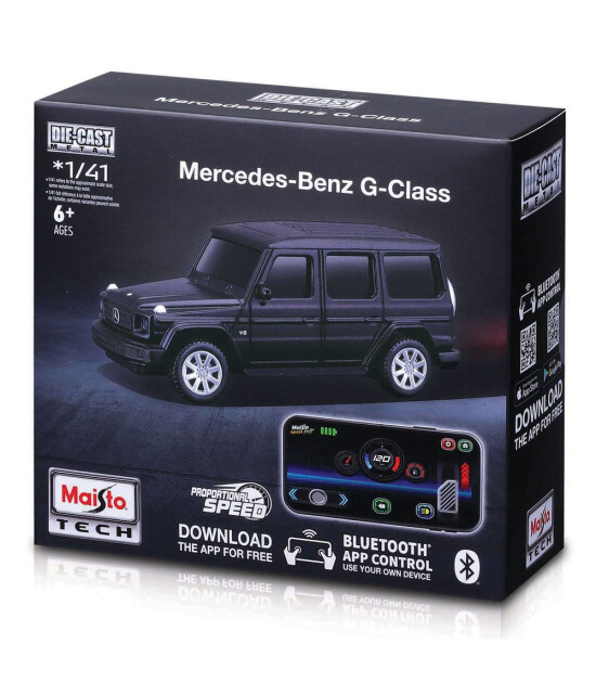 Maisto 1:41 APP Control Kumandalı Metal Araba - Mercedes-Benz G-C
