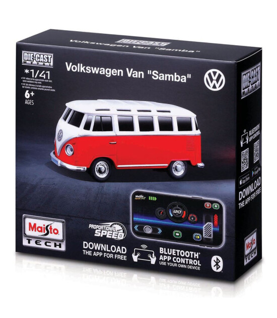 Maisto 1:41 APP Control Kumandalı Metal Araba - Volkswagen Van Sa