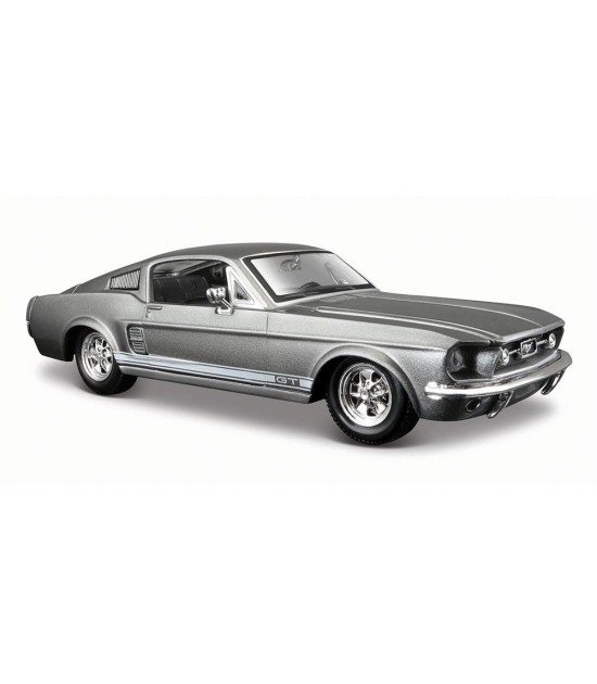 Maisto 1/24 1967 Model Ford Mustang GT Gri