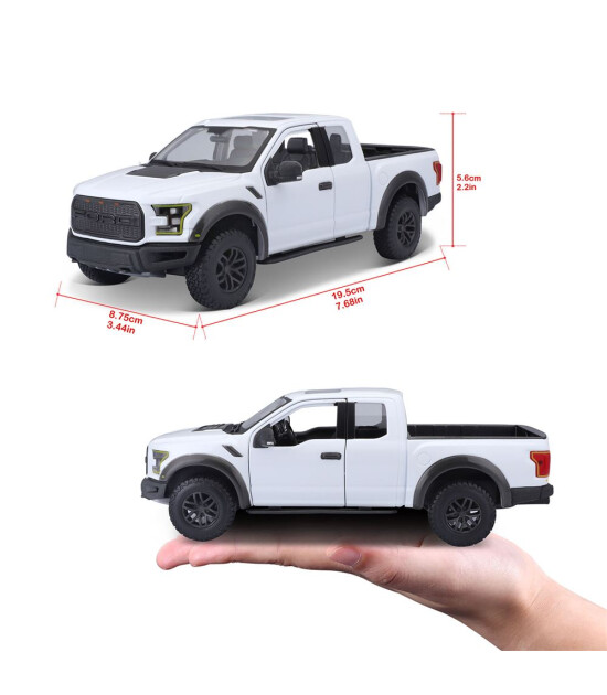 Maisto 1:24 2017 Ford Raptor Model Araba 31266 - Beyaz