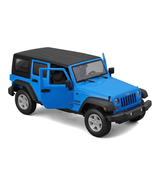 Maisto 1:24 2015 Jeep Wrangler Unlimited Model Araba 31268 - Mavi