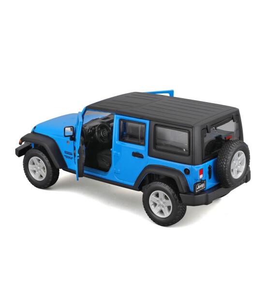 Maisto 1:24 2015 Jeep Wrangler Unlimited Model Araba 31268 - Mavi