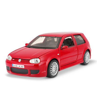 Maisto 1:24 Volkswagen Golf R32 Model Araba 31290 - Kırmızı