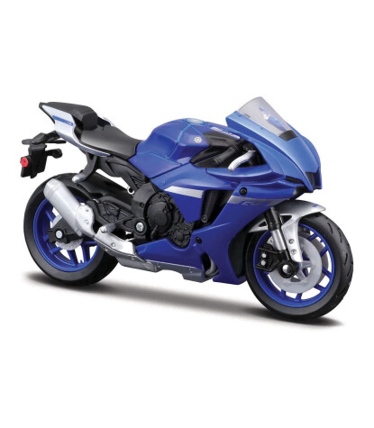 Maisto 1:18 Yamaha YZF-R1 2021 Model Motor Mavi 31300