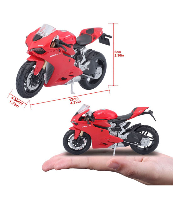 Maisto 1:18 Ducati 1199 Panigale Model Motor Kırmızı 31300