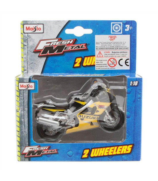 Maisto 1:18 Suzuki GSX-R600 Model Motorsiklet