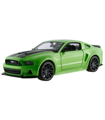 Maisto 2014 Ford Mustang Street Racer 1:24 Model Araba S/E Yeşil