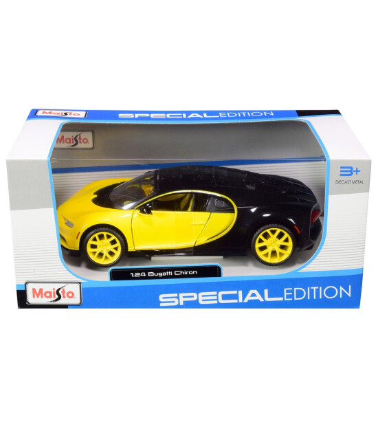Maisto 1/24 Bugatti Chiron - Sarı