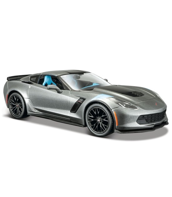 Maisto 2017 Corvette Grand Sport 1:24 Model Araba Gri