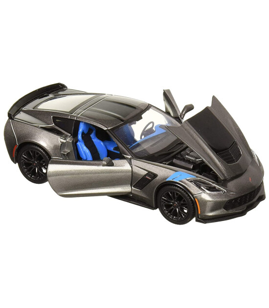 Maisto 2017 Corvette Grand Sport 1:24 Model Araba Gri