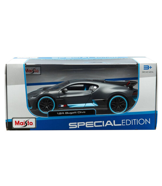Maisto 1/24 Bugatti Divo Model Araba - Siyah