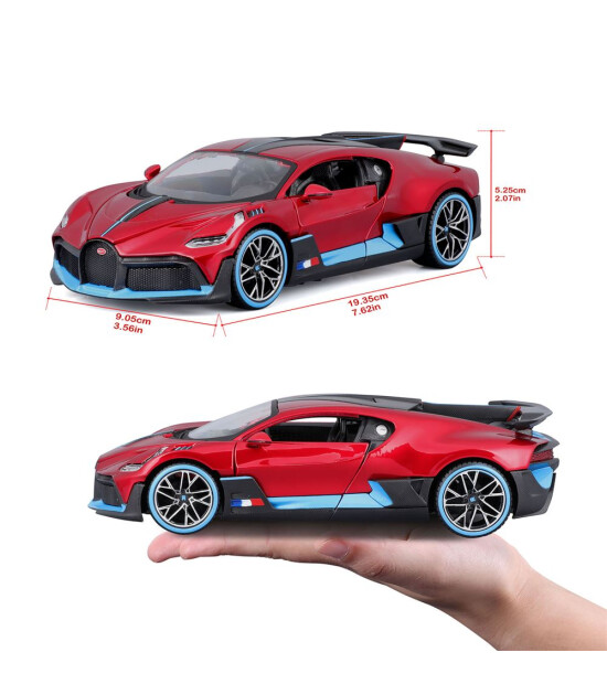Maisto 1:24 Bugatti Divo Model Araba 31526 - Kırmızı