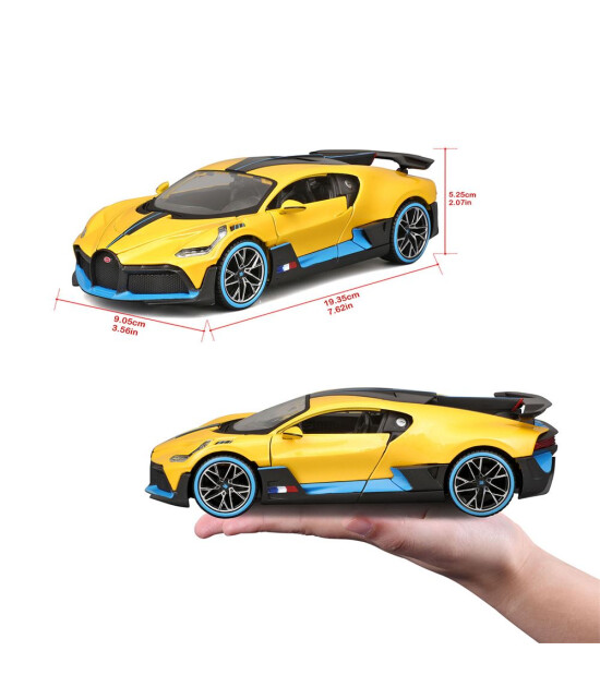 Maisto 1:24 Bugatti Divo Model Araba 31526 - Sarı