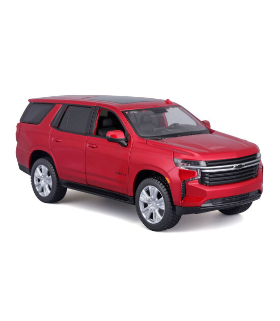 Maisto 1:26 2021 Chevrolet Tahoe Model Araba 31533 - Metalik Kırmızı