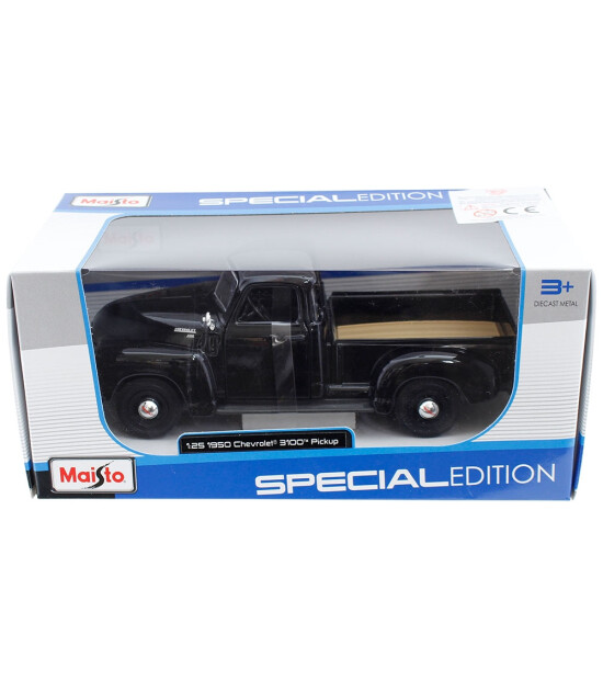 Maisto Chevrolet 3100 Pickup 1950 1:24 Model Araba S/E Siyah