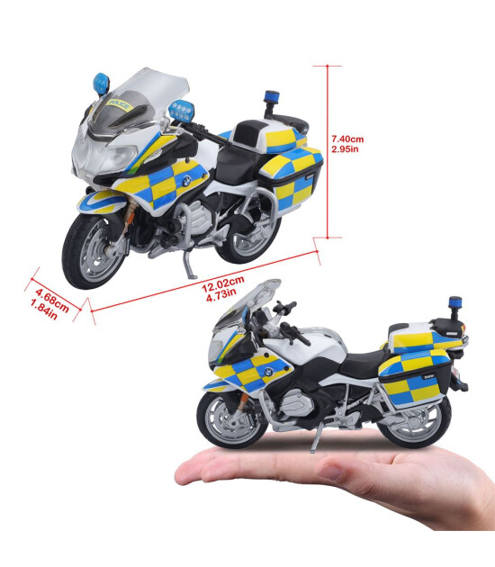 Maisto 1:18 BMW R 1200 RT UK Police Model Motor 32306