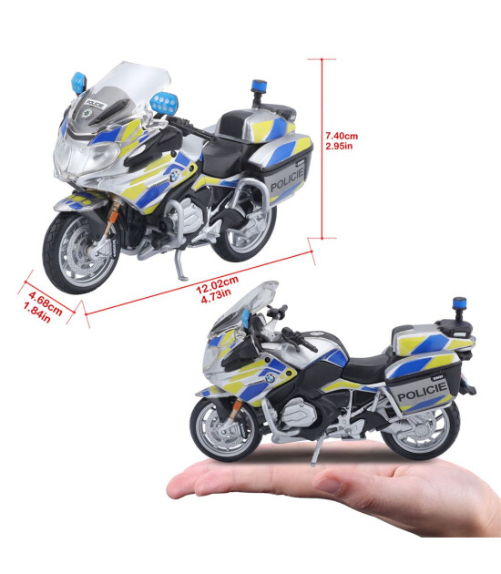 Maisto 1:18 BMW R 1200 RT Czech Police Model Motor 32306