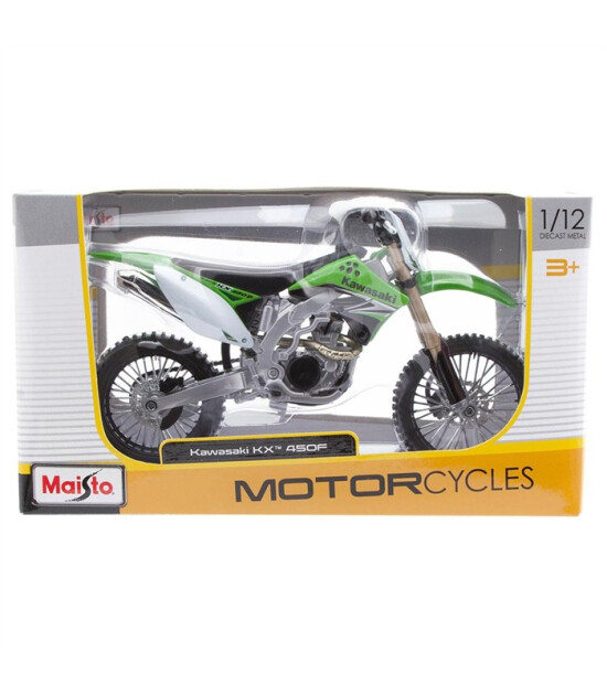 Maisto 1:12 Kawasaki KX 450F Model Motorsiklet