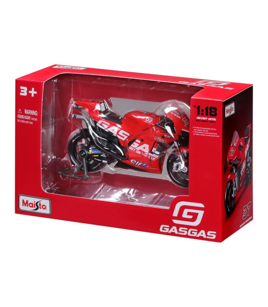Maisto 1:18 GASGAS Factory Racing Tech3 2023 Model Motor 36392
