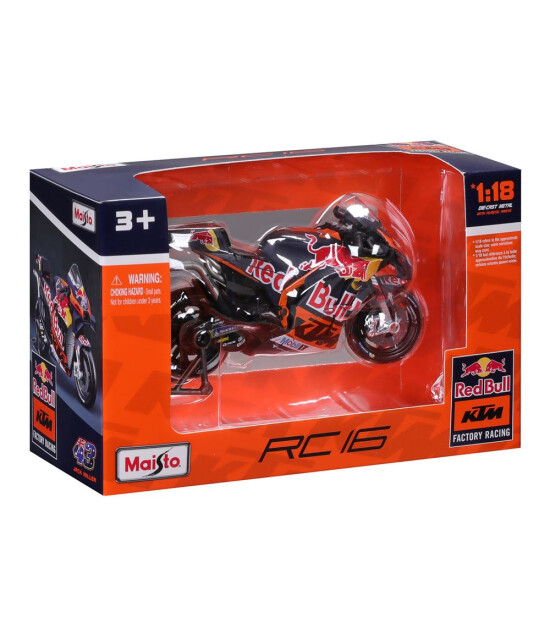Maisto 1:18 Red Bull KTM Factory Racing 2023 Model Motor 36393