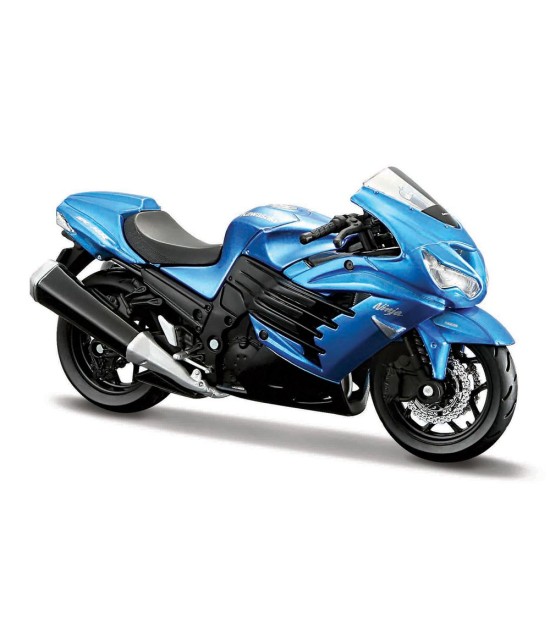 Maisto 1:18 Kawasaki Ninja ZX-14R Model Motor - Mavi 39025-03