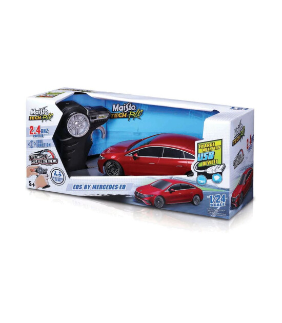 Maisto 1:24 EQS by Mercedes-EQ Kırmızı 82341