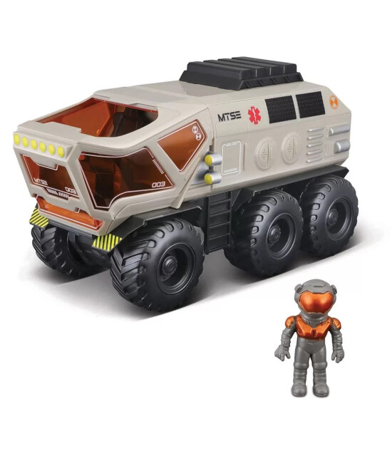 Maisto Space Explorers Rover Sürtmeli Uzay Aracı ve Figür // Bej