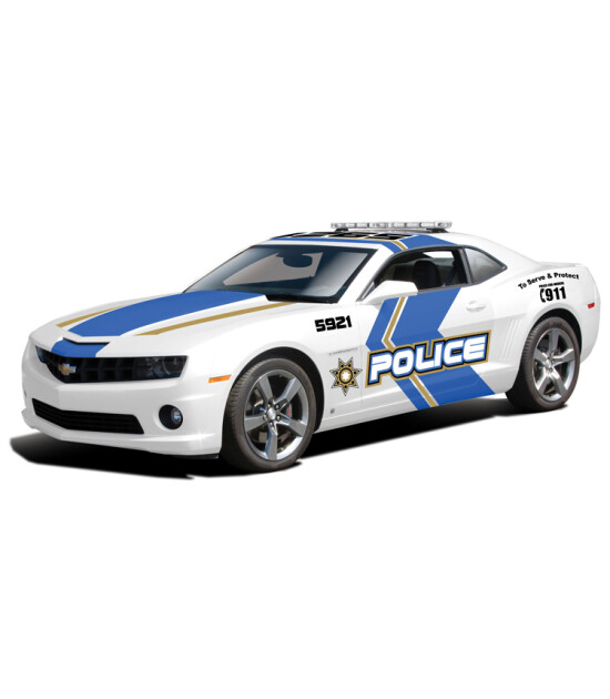 Maisto Special Edition Model Araba Chevrolet Camaro SS RS Police (2010) // Beyaz