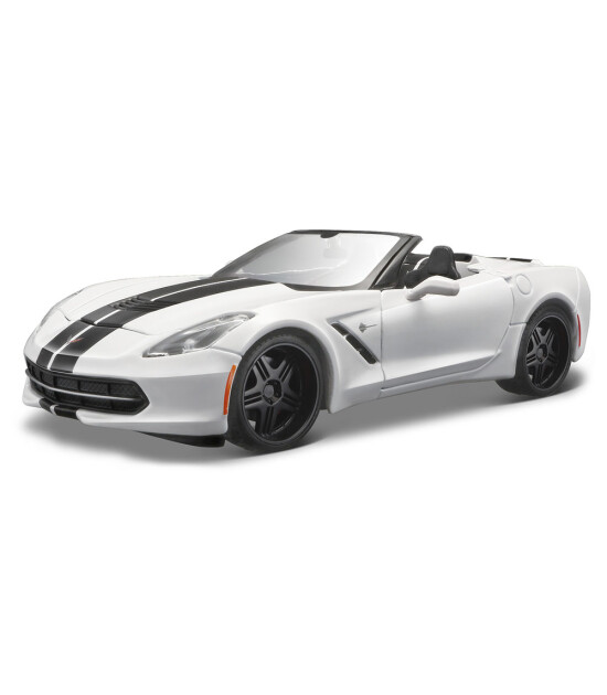Maisto Model Araba Corvette Stingray (2014) // Gri - Siyah