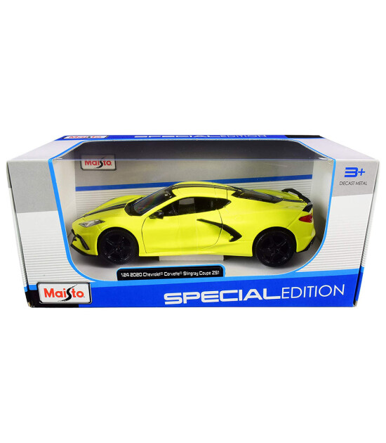 Maisto Model Araba Chevrolet Corvette Stingray Coupe Z51 (2020) // Sarıı