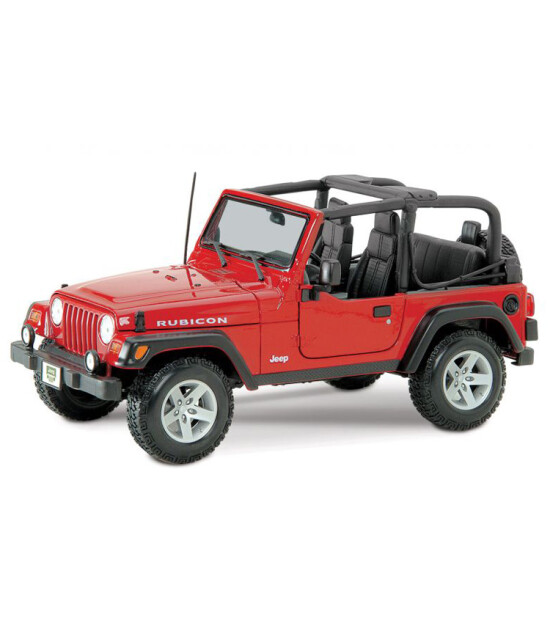 Maisto Model Araba Jeep Wrangler Rubicon // Kırmızı