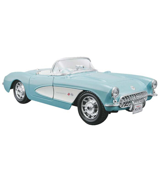 Maisto Model Araba Chevrolet Corvette (1957) // Turkuaz