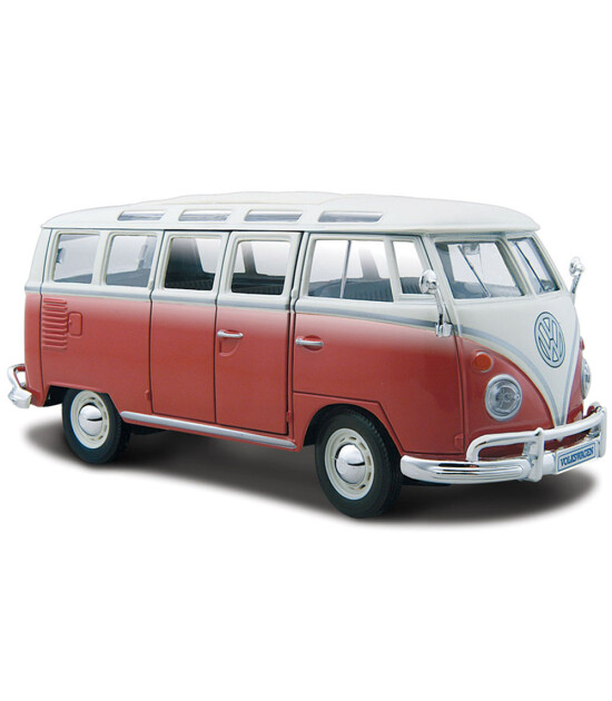Maisto Model Araba Volkswagen Van Samba // Kırmızı
