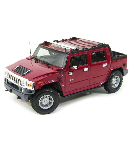 Maisto Model Araba Hummer H2 SUT Concept (2001) // Bordo