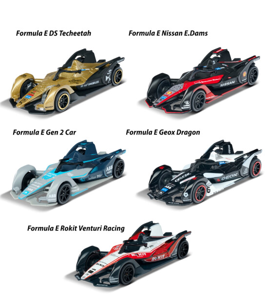 Majorette Mini Araç Seti // Formula-E Gen 2 Cars