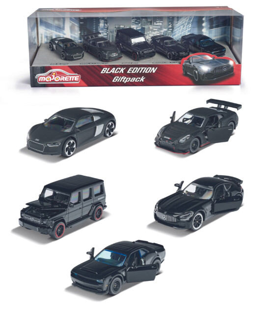 Majorette Mini Araç Seti // Black Edition