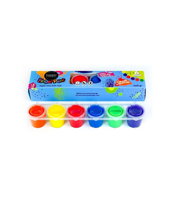 Mammacomicadough Yıkanabilir Parmak Boyası (25 ml) // 6 Renk