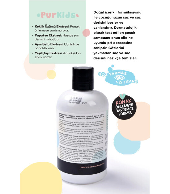Mammacomicadough Yıkanabilir Parmak Boyası (100 ml) // 6 Renk