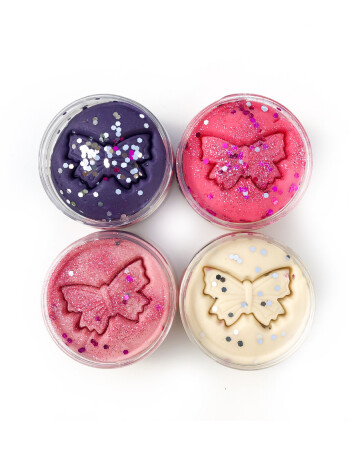 Mammacomicadough Oyun Hamur Seti - Simli (4 Adet x 130 gr)