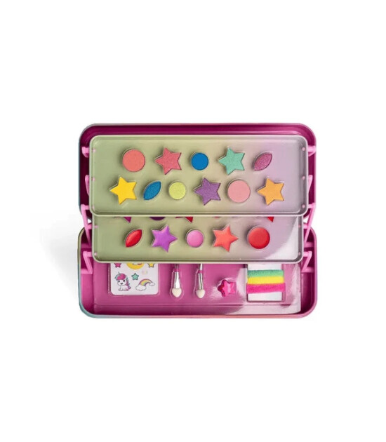 Martinelia Metal Kutulu 3 Katlı Makyaj Seti - Little Unicorn